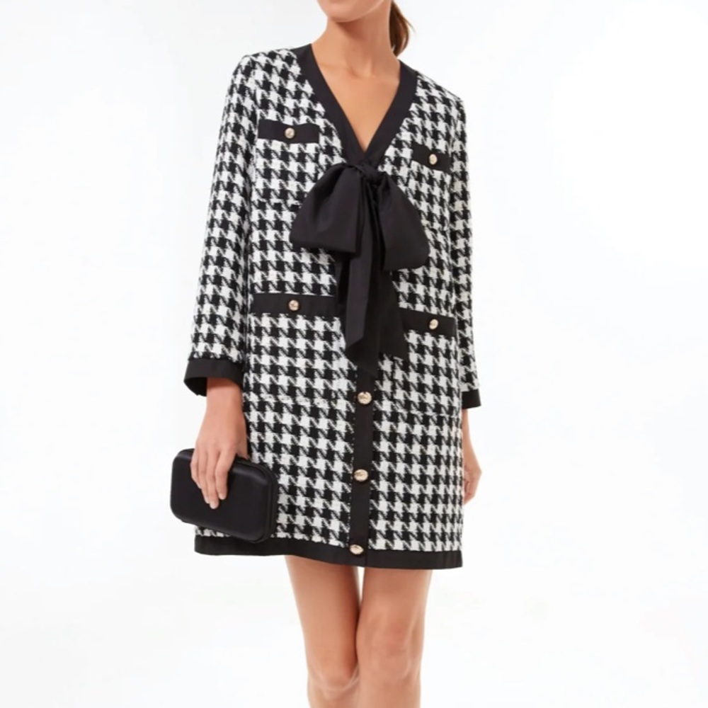 Houndstooth Dress